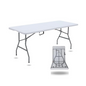 6 ft Bi-Fold Rectangular Folding Table
