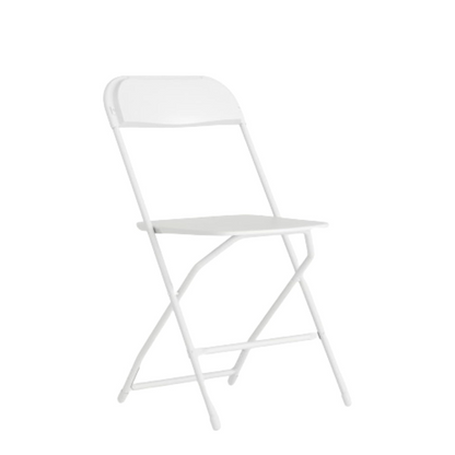 Party Series Plastic Folding Chair – White