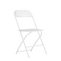 Party Series Plastic Folding Chair – White