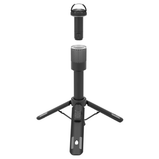 New Home Era Infinity XT Telescopic Camping Light – 2000 Lumens LED, 3 Color Temperatures, Remote Control & Carrying Case
