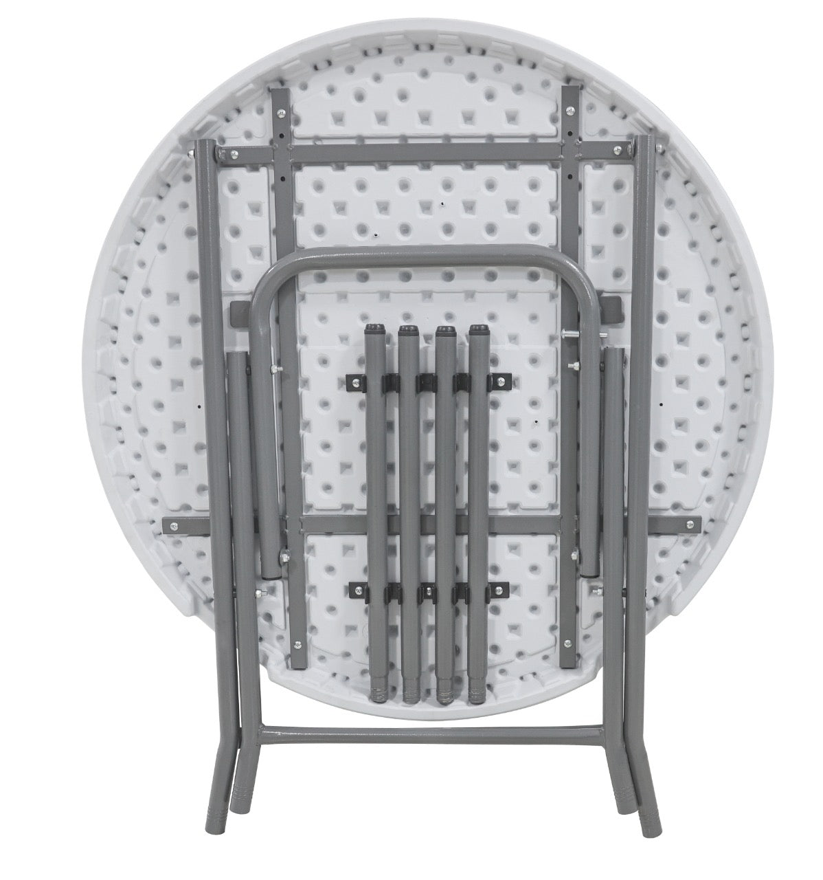 32" Round Bar Height Table – Detachable Legs for Compact Storage