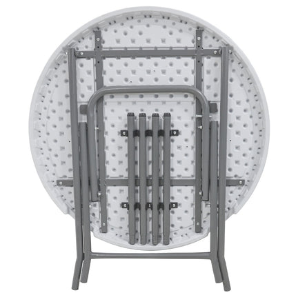 32" Round Bar Height Table – Detachable Legs for Compact Storage