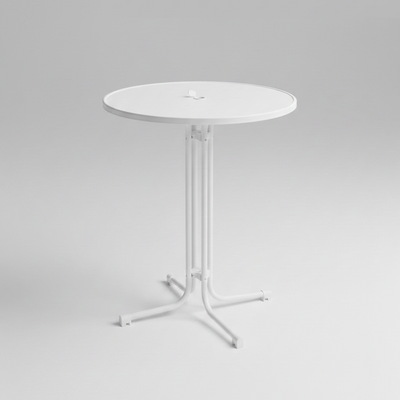 Cocktail Belly Bar Table White Color