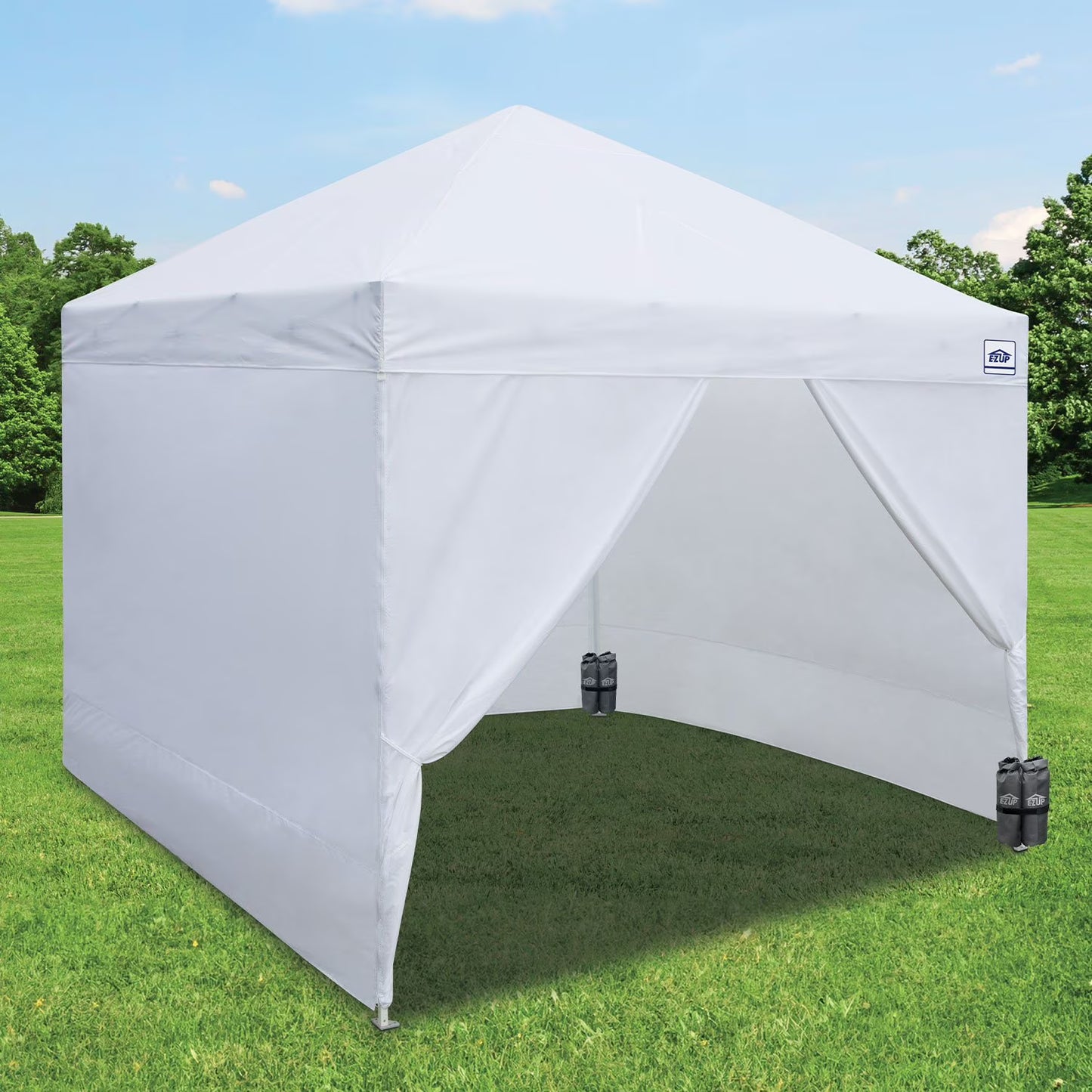 Solid wall with windows rolled-up, 4 Sided 420D 10x10ft