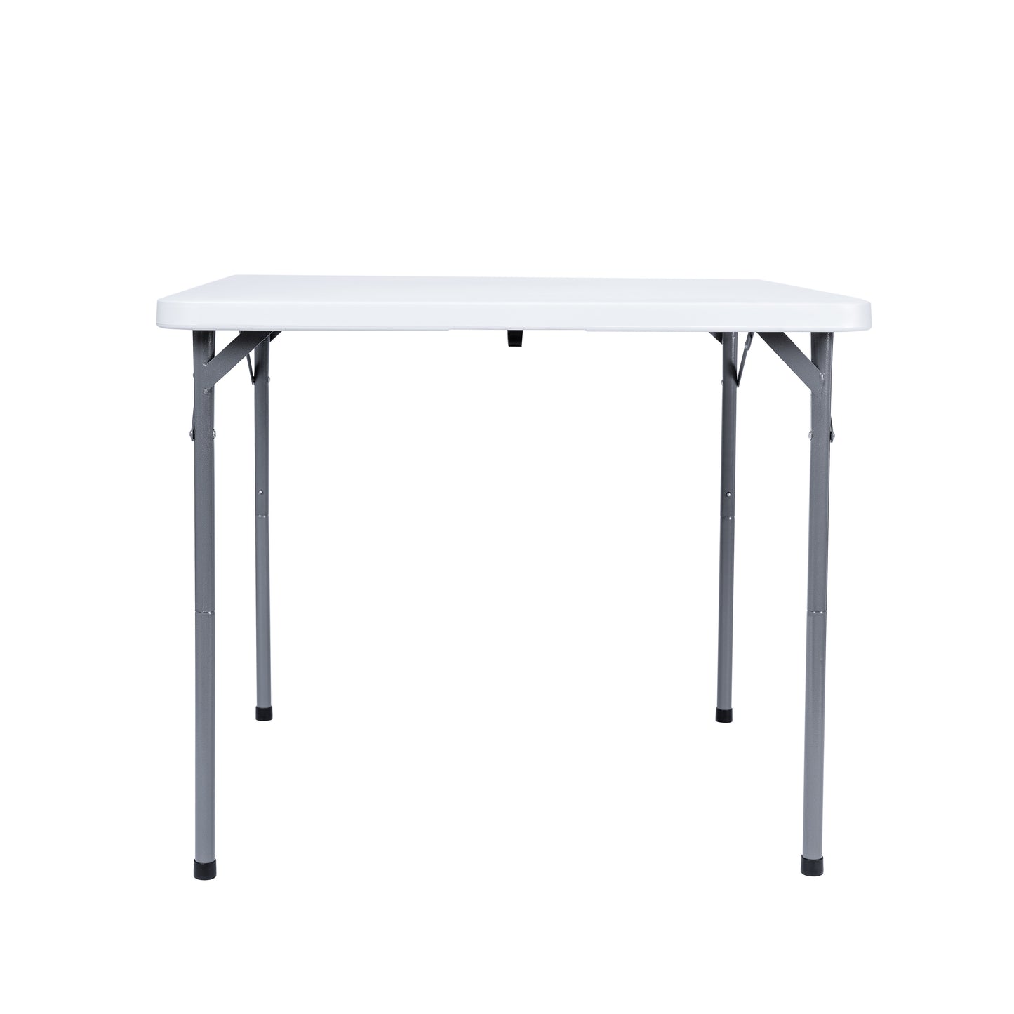 Plastic Square Folding Table - White
