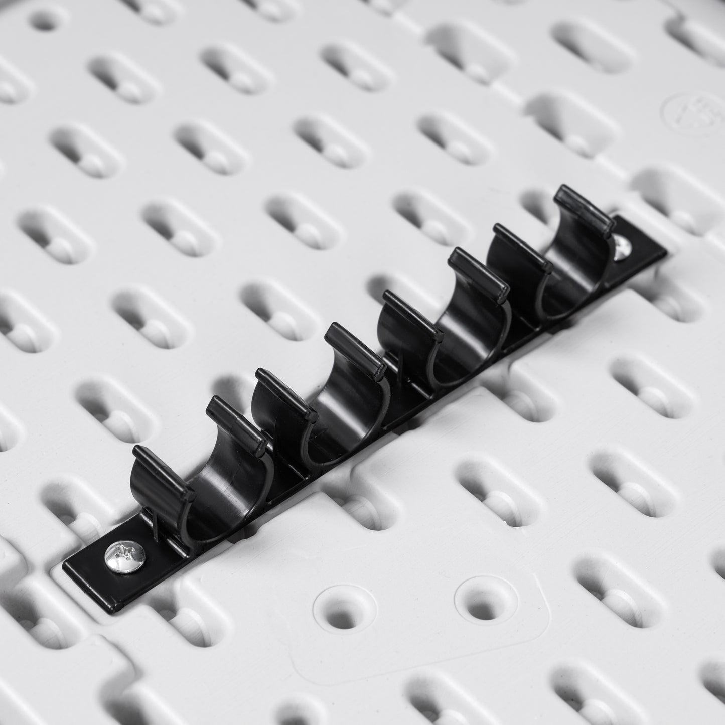 Plastic Square Folding Table - White