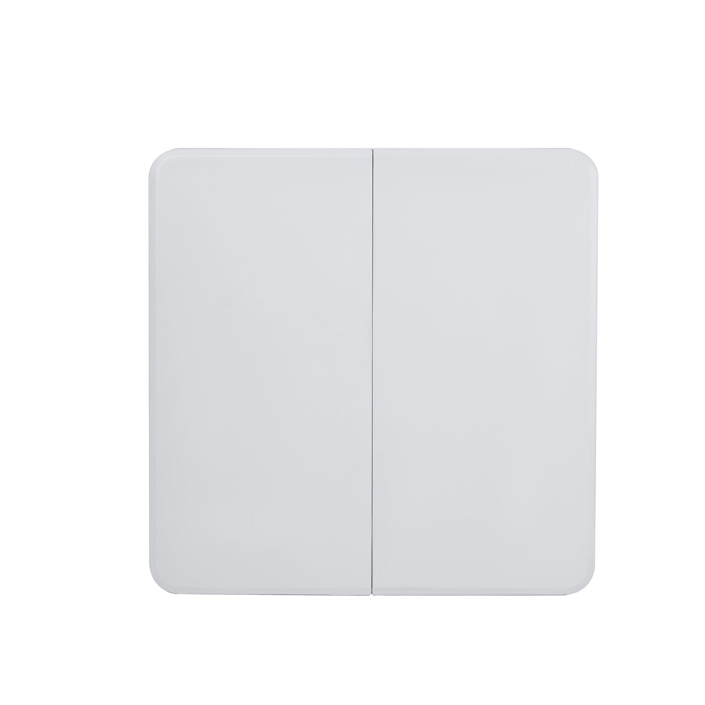 Plastic Square Folding Table - White
