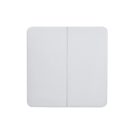 Plastic Square Folding Table - White