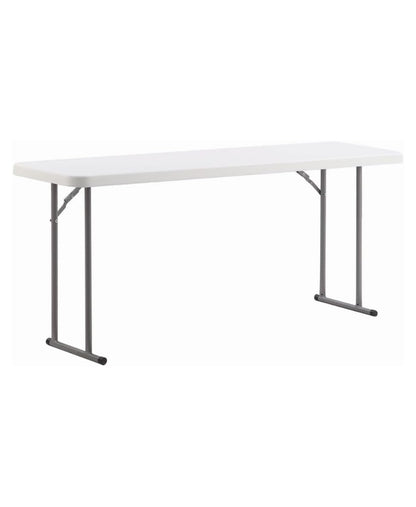 6ft Granite Plastic Folding Serving Table